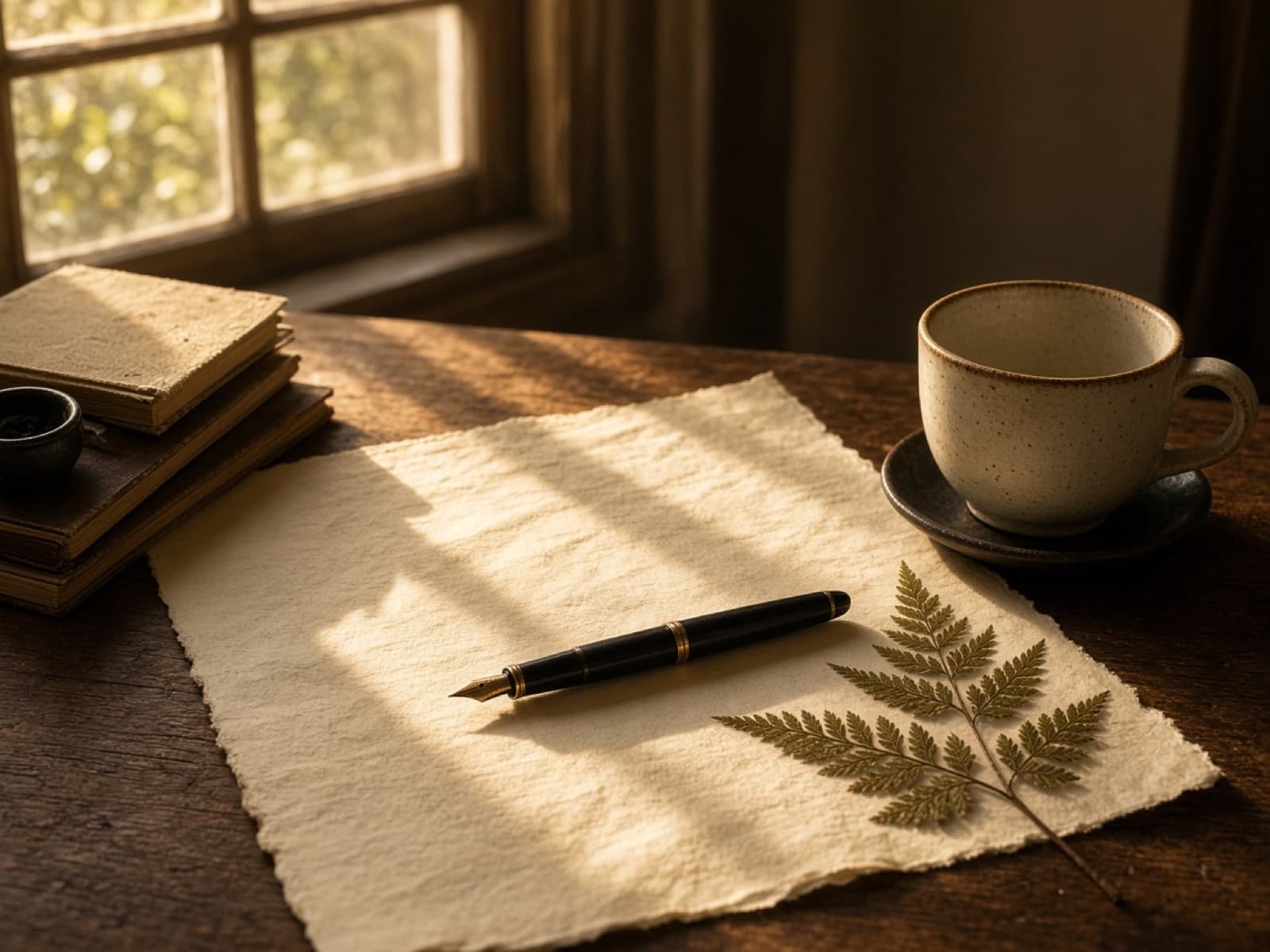 The Writer's Morning on the Skedzu canvas